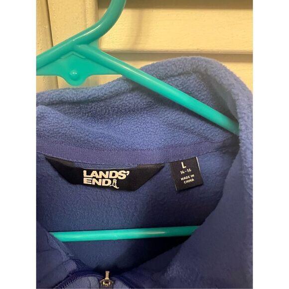 Lands End Blue Zipper Vest World Championship Breeders Cup Keeneland - Picture 3 of 11